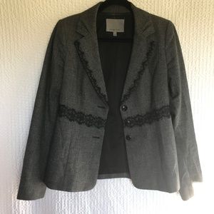 Size 6 gray Classiques Entier Blazer